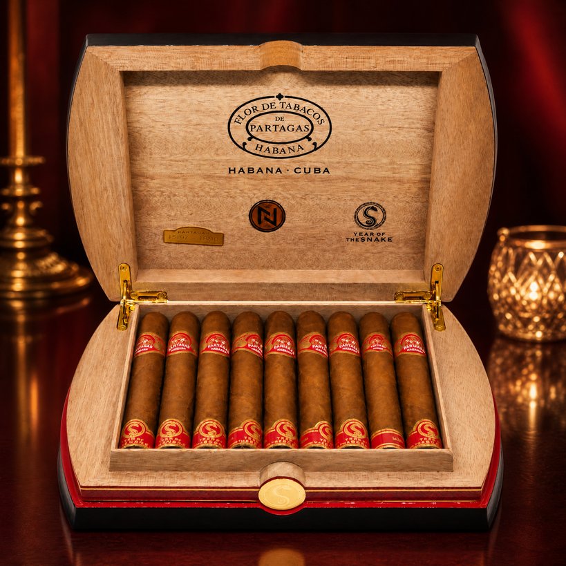 帕特 蛇年生肖限量 18支(荷兰)Partagas Cedros Year of the Snake